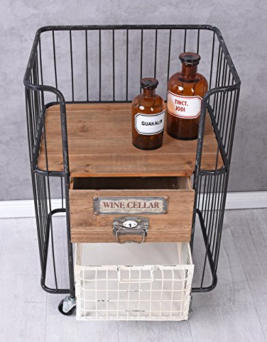 Barwagen Vintage Servierwagen Trolley Table Teewagen Art Deco Hausbar lof009 Palazzo Exklusiv