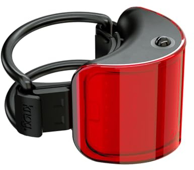 Knog Lil' Cobber Rear, Iluminación Unisex Adulto, Rojo/negro, S