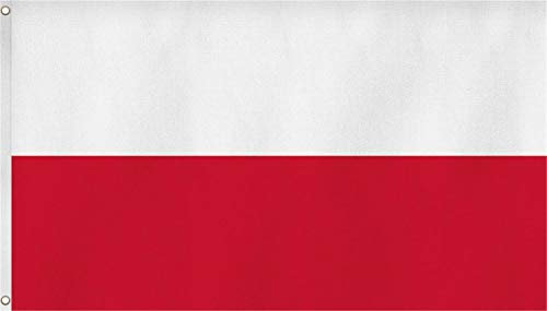 Flagge Großformat 250 x 150 cm wetterfest Fahne in 18 verschiedenen Ausführungen mit ösen Farbe Polen