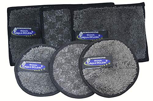 Aqua Clean Black Edition Reinigungs- & Spülpads 6tlg.