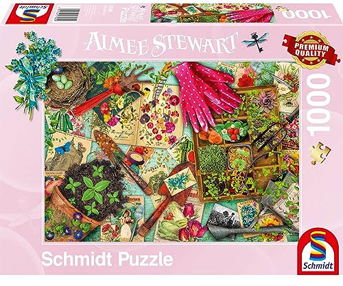 Schmidt | Aimee Stewart: Everything for the Garden (1,000 pieces) | Jigsaw Puzzle | Ages 12+, (CSG57580)