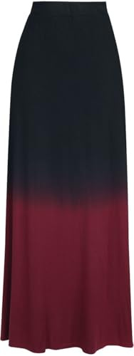 Black Premium by EMP Damen schwarz-roter Rock mit Farbverlauf