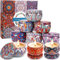 BEYAOBN Duftkerze Set Blumen Aroma Kerzen 9 Stück Geschenkset, Scented Candle Set, Natürliches Sojawachs Aromatherapie Kerzen Weihnachtskerzen für Mutter Bad Geburtstag Yoga Jahrestag Damen Geschenke