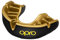 OPRO Gold Level Mundschutz, Mundschutz Sport Erwachsene und Kinder, mit Vorgesetzter Komfort für Boxen, Lacrosse, MMA, Kampfsport, Hockey und alle Kontaktsportarten (Schwarz, Erwachsene)