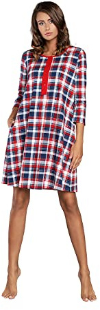 Italian Fashion Chemise de Nuit Allaitement | Pyjama Grossesse et Maternité | Pyjama Femme Enceinte pour la Maison et l’Hôpital | Tenue Maternité Accouchement avec Fermeture S-XXL