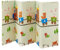 Juskys Kinder Spielmatte Toni 180x200 cm Tiere - XXL Matte für Babys - Schaumstoff Spielteppich faltbar, Soft & wendbar - Boden - Krabbelmatte Grün