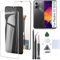 RongZy para Xiaomi Redmi 10 5G/Poco M4 5G/Poco M5 LCD+Pantalla Táctil Digitalizador Asamblea Reemplazo +Reparación Herramientas(Negro)