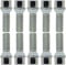 10 Radschrauben Radbolzen Kegelbund silber M12x1,5 37mm