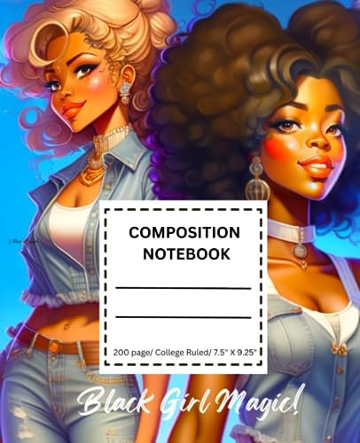 Composition Notebook: Black Girl Magic II
