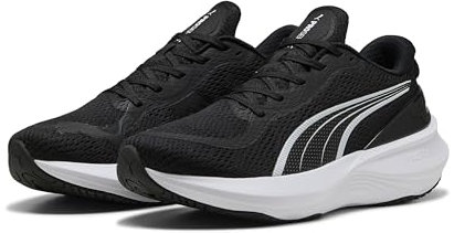 PUMA SCEND Pro 2, Zapatillas para Correr de Carretera Unisex Adulto, Black White, 45 EU