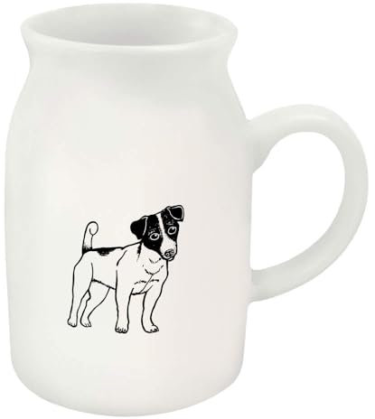 Azeeda 300ml 'Jack Russell Dog' Ceramic Milk Jug (MJ00004368)