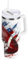 OWFKAY Vakuumisolierter Becher aus Edelstahl, American Football mit Flagge, Farben, Wasserflasche mit Deckel und Strohhalm