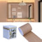 FEILAYS Color de grano de madera Adhesivo autoadhesivo para pared con borde de papel pintado impermeable Cenefa adhesiva con diseño para decoración del hogar