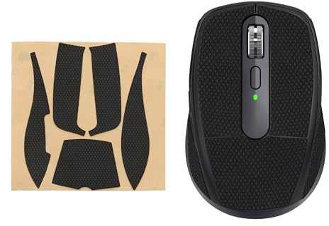 kwmobile Gaming Maus Grip Tape für Logitech MX Anywhere 3 (not 3S) Mouse Grip Tape - Rutschfestes Griffband für PC Maus - Schwarz
