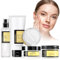 Snail 96 Mucin Gesichtspflege Set,Gel Cleanser 150g+Snail 96 Mucin Power Essence 100ml+Snail Mucin 92% Moisturiser100g+Augenpads 60 Stück,Schneckenschleim Kollagen Creme,Snail Serum für alle Hauttypen