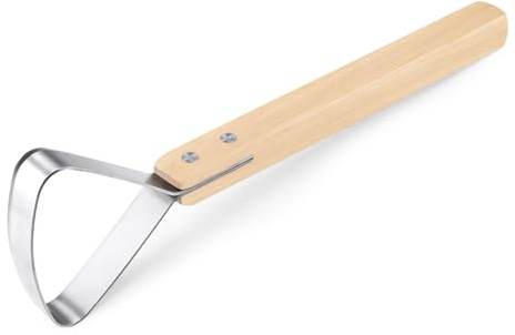 Pelt Scraper Fleshing Tool, Fleshing Knife, Hide Scraper Fleshing Tool, Leather Making Kit