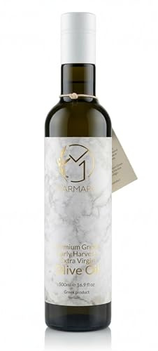 MARMARO Award-Winning Greek Early Harvest Olive Oil,Bottle 500ml | Agourelaio, Cold Pressed, Low Acidity 0.18