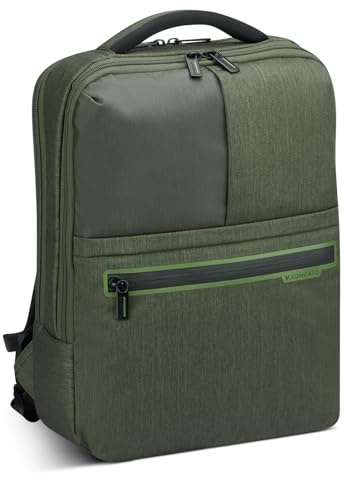 RONCATO Trial S Business - Zaino con 14 scomparti per laptop, 42 x 31 x 13 cm, colore: Verde militare