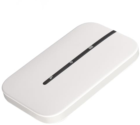 SIXRUN Routeur WiFi 4G avec Emplacement pour Carte SIM, Routeur Portable 1500 MAh 4G LTE Prenant en Charge 10 Utilisateurs pour Téléphone, Tablette et PC