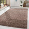 HomebyHome Shaggy Teppich 300x400 cm XXL für Wohnzimmer - Shaggy Teppich Hochflor Mokka Extra Weich und Flauschig - Langflor Groß Teppiche für Schlafzimmer, Esszimmer, Küche, Flur - Carpet, Halı