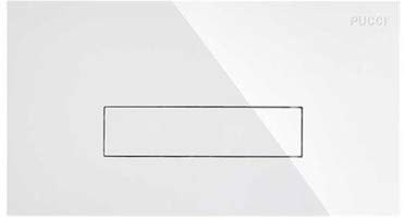 Placca Pucci Sara Bianca 80179660 Sostituibile Ai Vecchi Modelli P6710 e P6910 - Completa Di Telaio E Viti Di Fissaggio