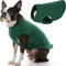 Gooby Stretch Fleece Weste Hundepullover - Waldgrün, 2X-Large - Warme Pullover Fleece Hundejacke - Winter Hundekleidung für kleine Hunde Jungen