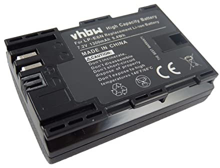 vhbw 1x Akku kompatibel mit Canon XC10, XC15 Kamera (1300 mAh, 7,2 V, Li-Ion), Infochip