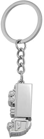 Hanessa Silber Schlüssel-Anhänger LKW Truck Lastwagen Fahrer Schlüsselbund Autoschlüssel Geschenk zu Weihnachten Mann Trucker