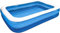 ADEPTNA Durable Large Rectangular Family Swimming Pool Garden Summer Inflatable Paddling Pool Perfect for Kids Family Adults (120)