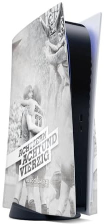 DeinDesign Skin kompatibel mit Sony PlayStation 5 Disc Edition Folie Sticker VFL Bochum Offizielles Lizenzprodukt Bundesliga