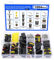 Faankiton 1004PCS Waterproof Car Electrical Connector, 1/2/3/4/5/6 Pin Way Waterproof Electrical Connector Kit, Electrical Automotive Wire Connectors Plug, Terminals Plug for Motorcycle Scooter Truck