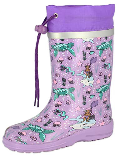 Beck Wellington Boots, Stivali in Gomma, Lilla, 33 EU
