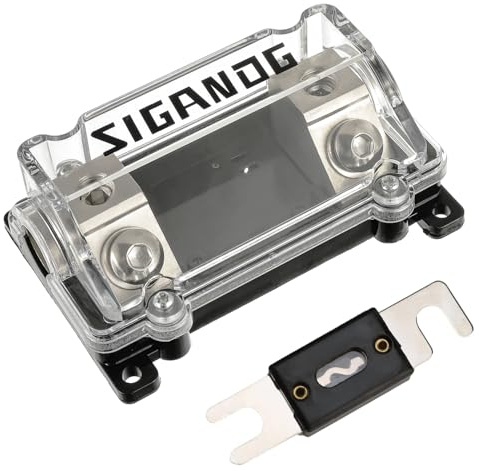 SIGANDG 0/2/4 Gauge AWG In-Line ANL Sicherungshalter mit 150 Amp Sicherung