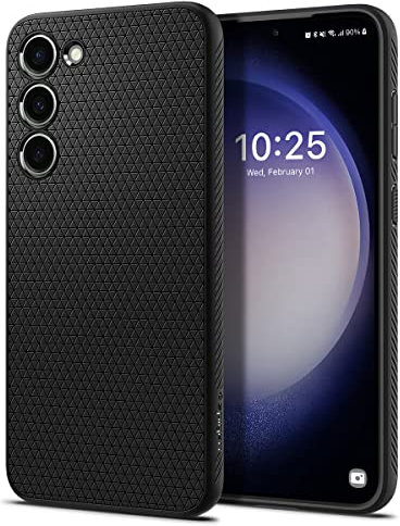 Spigen Liquid Air Hülle Kompatibel mit Samsung Galaxy S23 Plus 5G -Schwarz