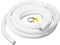 sourcing map Universal Air Conditioner Drain Hose 16mm ID 9.8ft with Clamp for AC Units Washing Machine, White