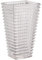 Kristallvase, Glasvase, klare Vase, Moderne Vase, dekorative Vase, quadratische Glasvase, große Glasvase, Blumenvase für Wohnzimmer, Schlafzimmer, Küche, Esstisch, Eingang, Kaminsims, Regal, Hochzeit