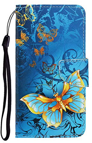 VQWQ Custodia Compatible with Huawei P Smart 2018 / Enjoy 7S - Animale Pelle Portafoglio Wallet Case Silicone Caso Magnet Chiusura Stand Libro Flip Tasca per Huawei P Smart 2018 / Enjoy 7S [XC01] -HD