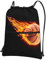 QQLADY Basketball On Fire Kordelzug-Rucksack, wasserdicht, für Fitnessstudio, Sport, Yoga, Schwarz , One size