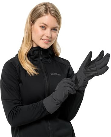 Jack Wolfskin ALPSPITZE Merino Glove Handschuh, Phantom, L