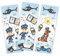 Minkocards 6 Lesezeichen Polizei Detektiv Mitgebsel für Kindergeburtstag Jungen Gastgeschenke für Jungensgeburtstag