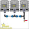IBC Tank Container Verbinder für PE Rohr Regen Wasser Adapter S60x6 Winkel T-Stück Kupplung PP > Set7 für 3 IBC + Hahn2 Pos.1