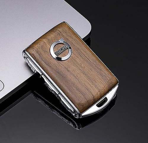Autoschlüssel Hülle und Schlüsselanhänger für Volvo XC90 XC60 S90 S60 XC40 V60 V90, Auto Schlüssel Fernbedienung Schlüsselgehäuse, Schlüsselhülle Cover Protector Auto Zubehör,B