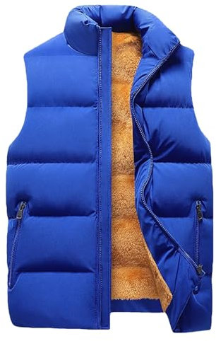 ZouoYYii Gilet Caldo In Pile Cappotti Da Uomo Gilet In Cotone Spesso Gilet Invernale Gilet Termico Da Uomo Addensato
