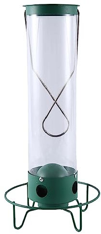 SRMAN Eichhörnchensicheres Vogelfutterhaus, Automatisches Vogelfutterhaus, Vogelzubehör, Außendekoration