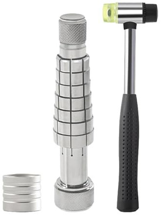 F Fityle Civière de Bague, Outil Artisanal de Bijoux, étirement et agrandissement des Anneaux, Tournage de Bague, mandrin d'agrandissement de Mariage