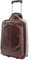 Divergent Retail Rolluxe Kabinenkoffer aus echtem Leder, Handgepäcktasche mit Rädern, Reisetrolley, braun, L: 35 x H: 55 x W: 20, Trolley mit Rollen