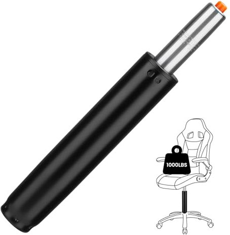 Huiguli Gasdruckfeder, Qualität Neu Class 4 Bürostuhl Ersatz Gaslift, 1000 lbs (450KG), Universelle, Höhenverstellbarer Gasfeder für Drehstühle, Gelten Bürostühle und Stühle, Gesamtlänge 300-450mm