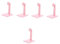 Beaupretty 5st Nagellampenhalter Nageltrocknerhalter Desktop-nagellampenständer Nagellack-trockner-lichtständer Magnetischer Ständer Maniküre-nagellackständer Nagelkunstständer Rosa