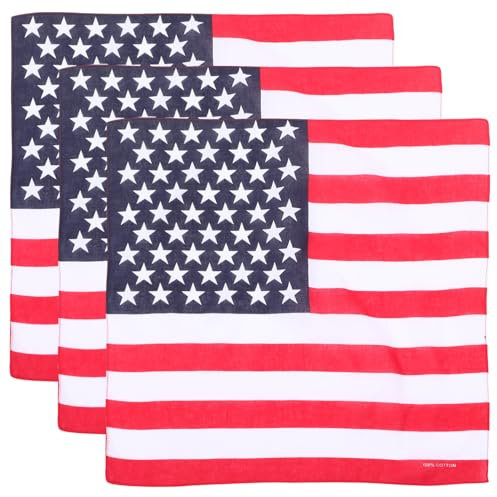 VALICLUD 3stücke Country Flag Design Kopftuch Kreatives Accessoire Für Mode Und Dekoration Unisex Atmungsaktiv Für Outdoor-aktivitäten Und Tanz