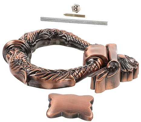 CRILSTYLEO Retro-Türklopfer Haustürklopfer Türklopfer für Haustür Türklopfer aus Metall dekorativer Türklopfer Vintage Türklopfer Zinklegierung